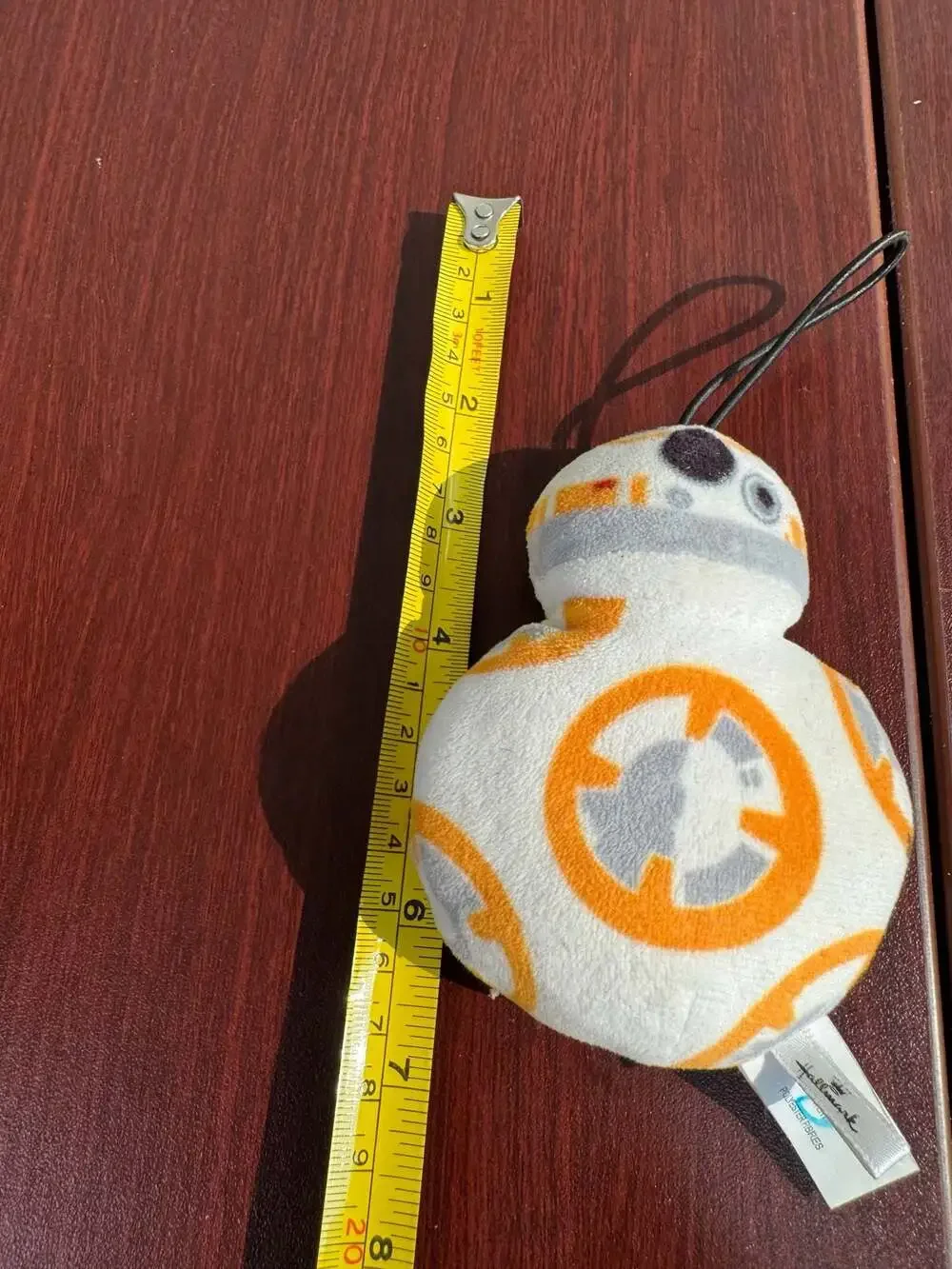 Hallmark Star Wars BB-8 Plush bag charm Clip-On Stuffed Toy